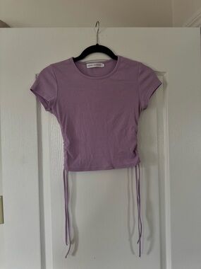 Purple Crop Top